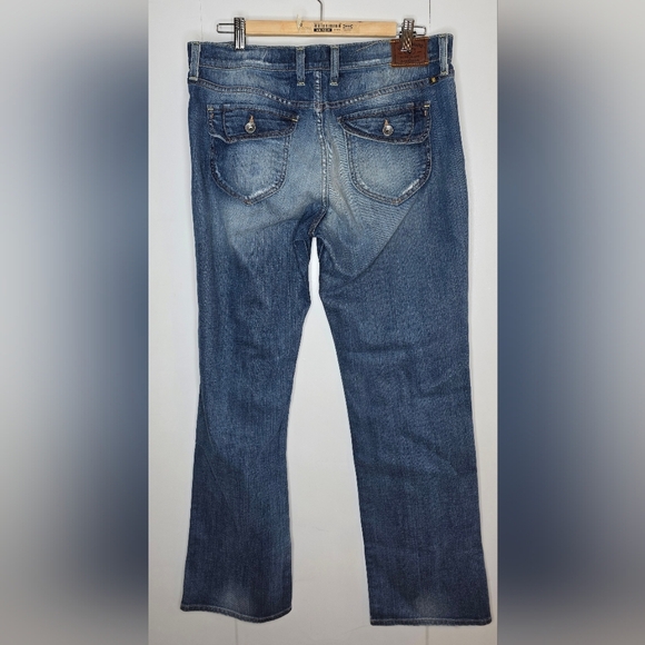 Lucky Rider Distressed Jeans, Women's Size 14 - Picture 2 of 13